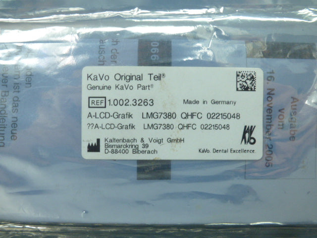 KaVo A-LCD-Grafik LMG7380 QHFC #1.222.3263