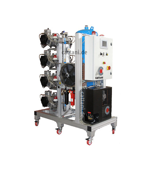 Cattani 6-Zylinder-Quattro-Kompressor mit 200l Tank - Behandler bis zu 24 Dentalshop