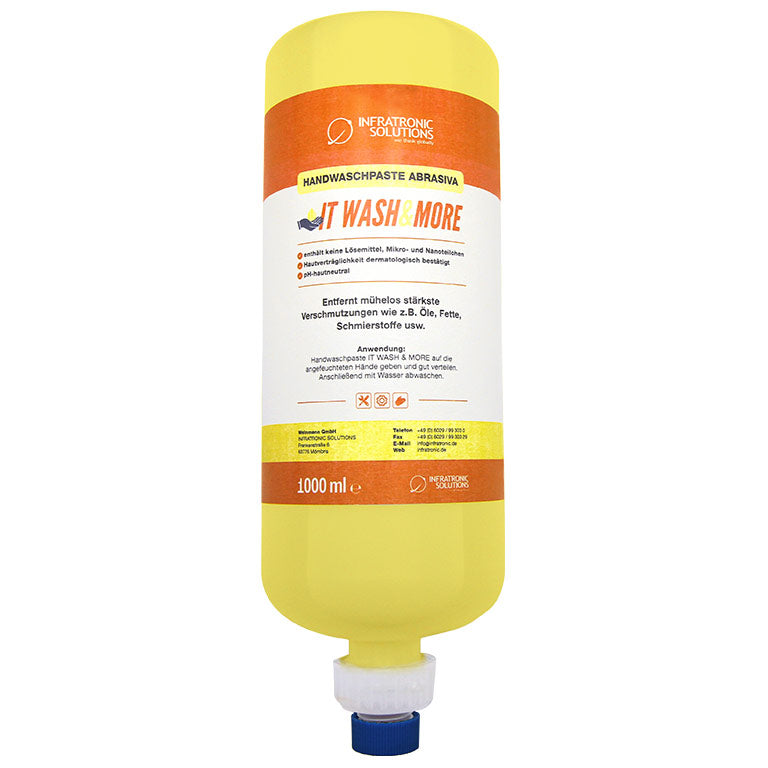 Infratronic Solutions Wash & More Handwaschpaste 1000 ml NEU Dentalshop