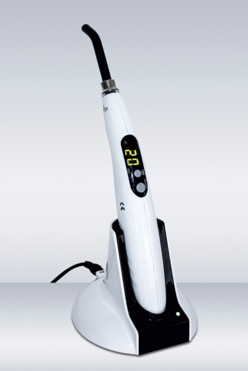 LED.B Polymerisationslampe mit Ladestation Dentalbedarf
