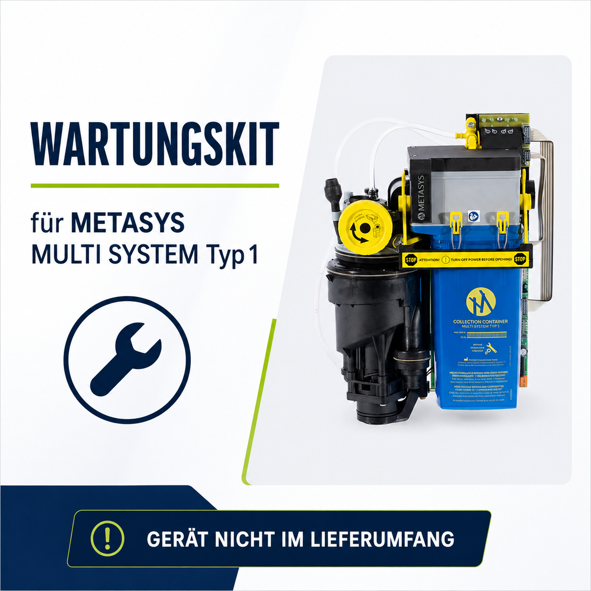 Metasys Wartungskit MST 1 – Original Service- & Inspektionskits für den Multi System Typ 1