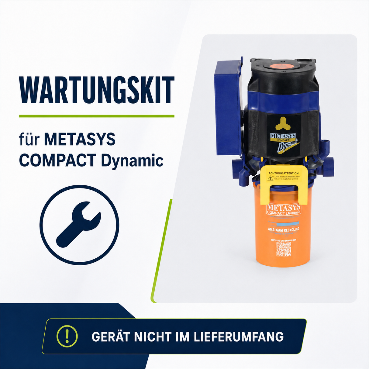 Metasys Wartungskit COMPACT Dynamic Amalgamabscheider – 1-Jahres- & 5-Jahres-Inspektion