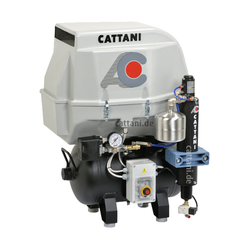 Cattani 2-Zylinder-Kompressor mit 30l Tank - Behandler 2 Dentalshop