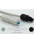 MC 3FP-S Spritzeschlauch ohne Spritze für Sirona® Einheit: A1, A2, A4, A5, AC, C1, C1+, C2, C2+, C4, C4+, C5+, E1, E2, E4, E5, EC, M1, M1 96, M1+, SPIRIT S1, S2 Dental
