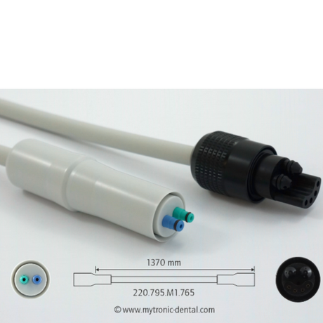 MC 3FP-S Spritzeschlauch ohne Spritze für Sirona® Einheit: A1, A2, A4, A5, AC, C1, C1+, C2, C2+, C4, C4+, C5+, E1, E2, E4, E5, EC, M1, M1 96, M1+, SPIRIT S1, S2 Dental