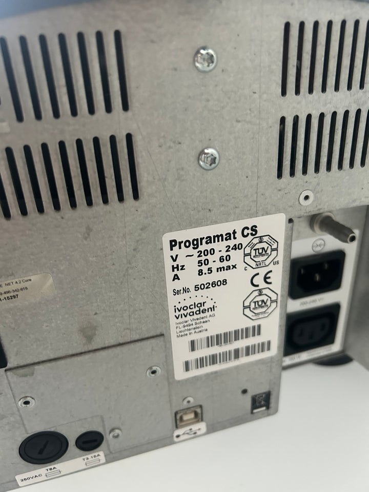 DTS Ivoclar Vivadent Brennofen Programat 502608 inkl. Vakuumpumpe