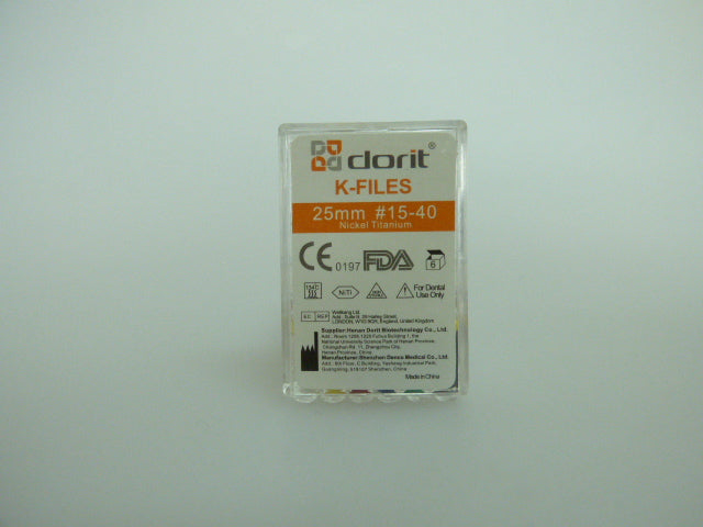 Dental Dorit K-Feilen 25mm /#15-40 Endo Wurzelkanal