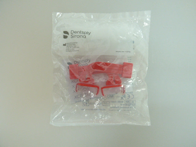 XCP-DS Fit® Sensorhalter, Bissplatten – Vertikal Bissflügel, rot, Packung 2 Stück #559904