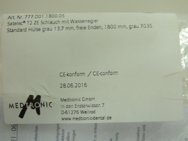 MedTronic Satelec T2 ZE Schlauch mit Wasserregier #777.D01.1800.05