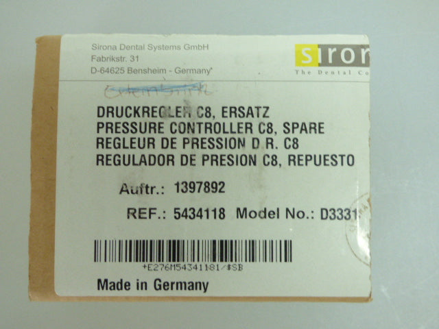 Sirona Druckregeler C8, Ersatz #5434118
