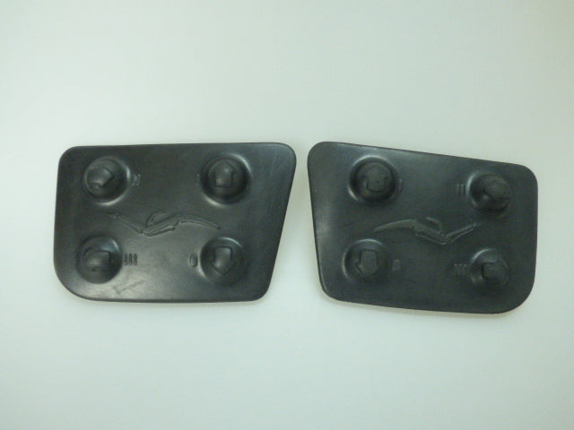 Ultradent – Schalterbedeckung Schwarz, Set links/rechts