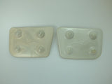 Ultradent – Schalterbedeckung Grau, Set links/rechts
