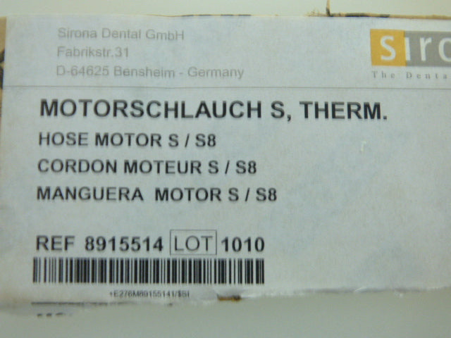 Sirona – Motorschlauch S, Therm