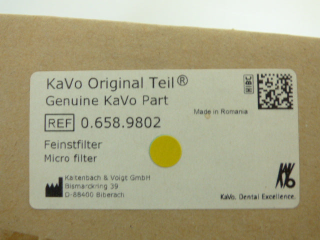 KaVo Feinsfilter für Absauganlagen