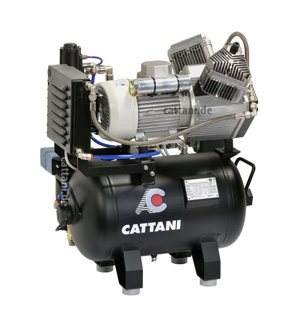 Cattani 2-Zylinder-Kompressor mit 30l Tank - Behandler 2 Dentalshop
