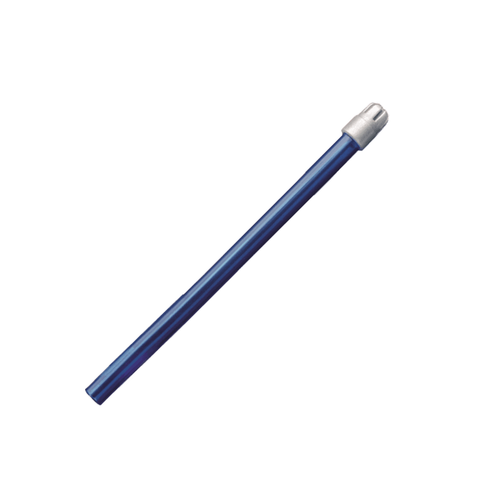 Monoart Speichelsauger 12,5cm, lose Kappe Dentalprodukte blau