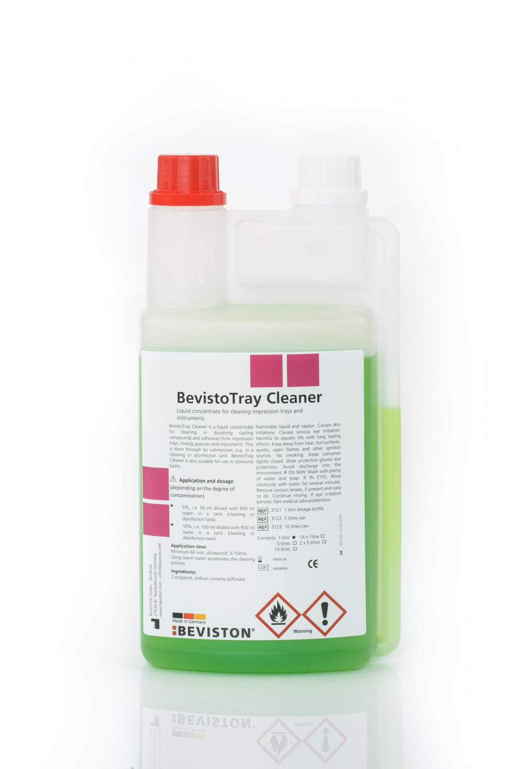 Bevisto Tray Cleaner Medizinische Abdrucklöffelreinigung (Konzentrat) Dental Depot