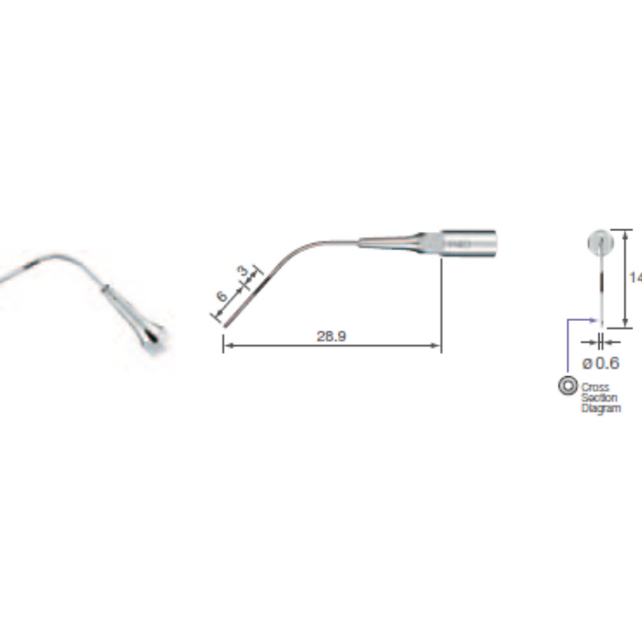 NSK Varios Ultraschallscaler-Aufsätze P40 und P41 Paro zur Spülung und Reinigung Dental Depot