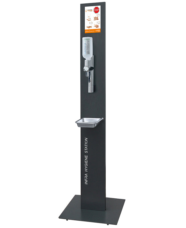 Infratronic Solutions Infra Hygiene Station für EURO-2 Spender Dentalshop hygienestation Standfuss