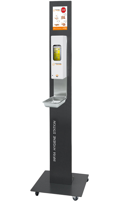 Infratronic Solutions Infra Hygiene Station für EURO-2 Spender Dentalshop hygienestation Rollen