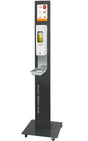 Infratronic Solutions Infra Hygiene Station für EURO-2 Spender Dentalshop hygienestation Rollen