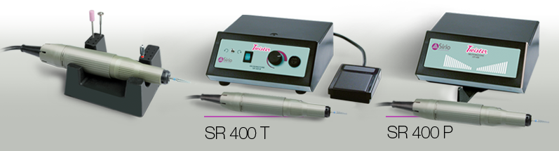Sirio SR 400 P Labor Mikromotor Handandstück - Fußanlasser Dentallabor