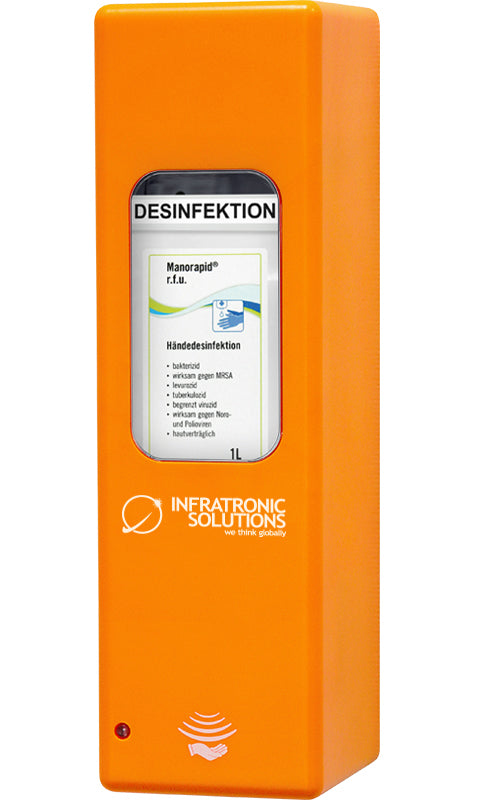 INFRA Hygiene Stationen für F-EURO Dental Hygiene Spender orange