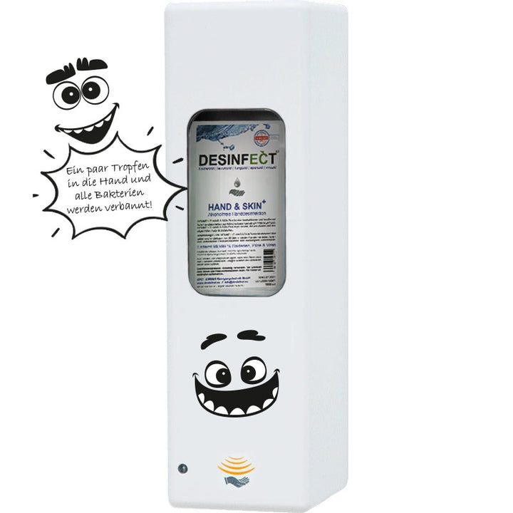 Infratronic Solutions IT 1000 AW EURO-2 Hygienespender die sauberen Sieben - Kids Edition Dentalshop  Weiß