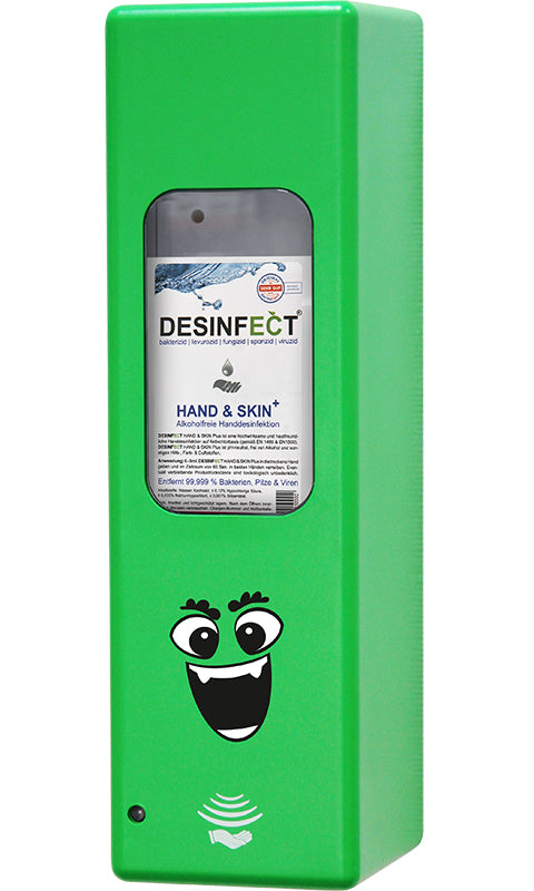 Infratronic Solutions IT 1000 AW EURO-2 Hygienespender die sauberen Sieben - Kids Edition Dentalshop grün